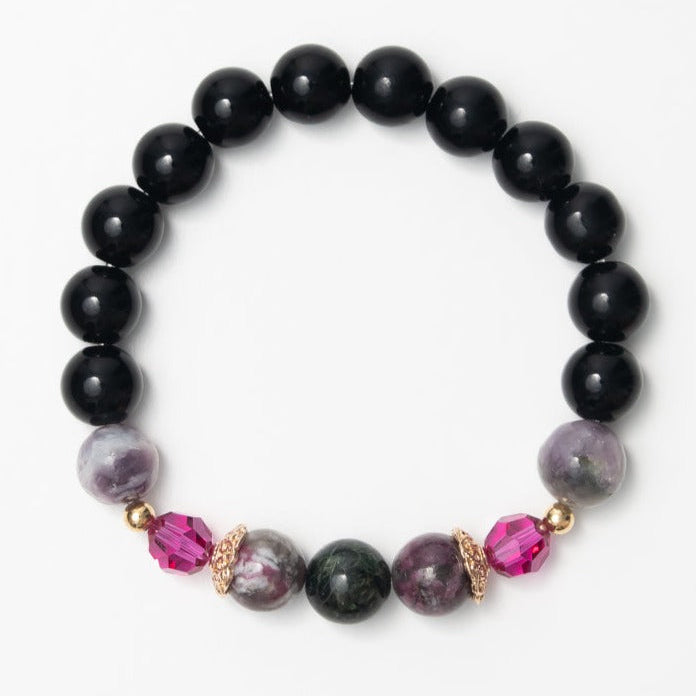 Turmalīna un Oniksa aproce / Siev