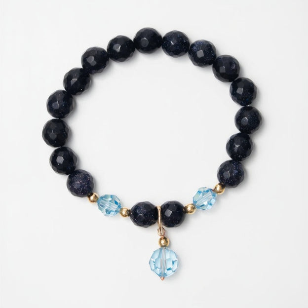 Zilā Avanturīna aproce / Siev