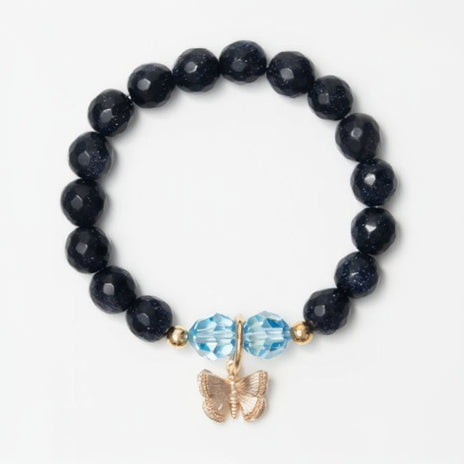 Zilā Avanturīna aproce / Meit