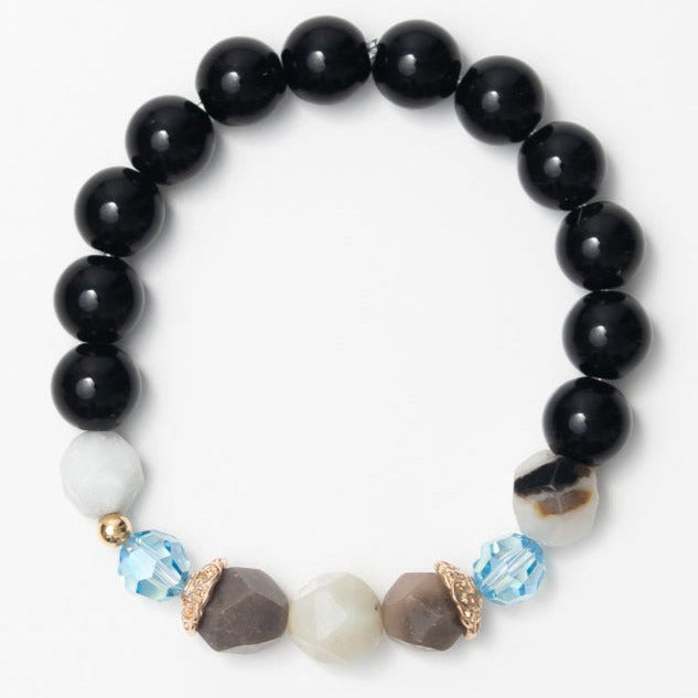 Amazonīta un Oniksa aproce / siev