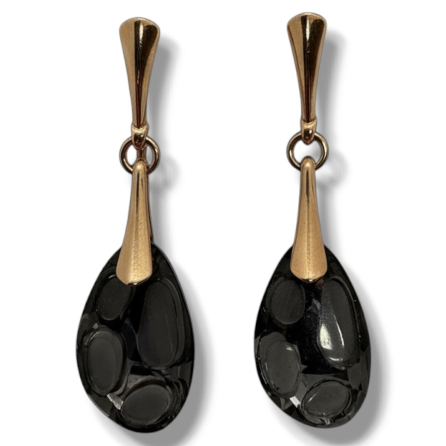 Sudraba Kristālu auskari / Fosil