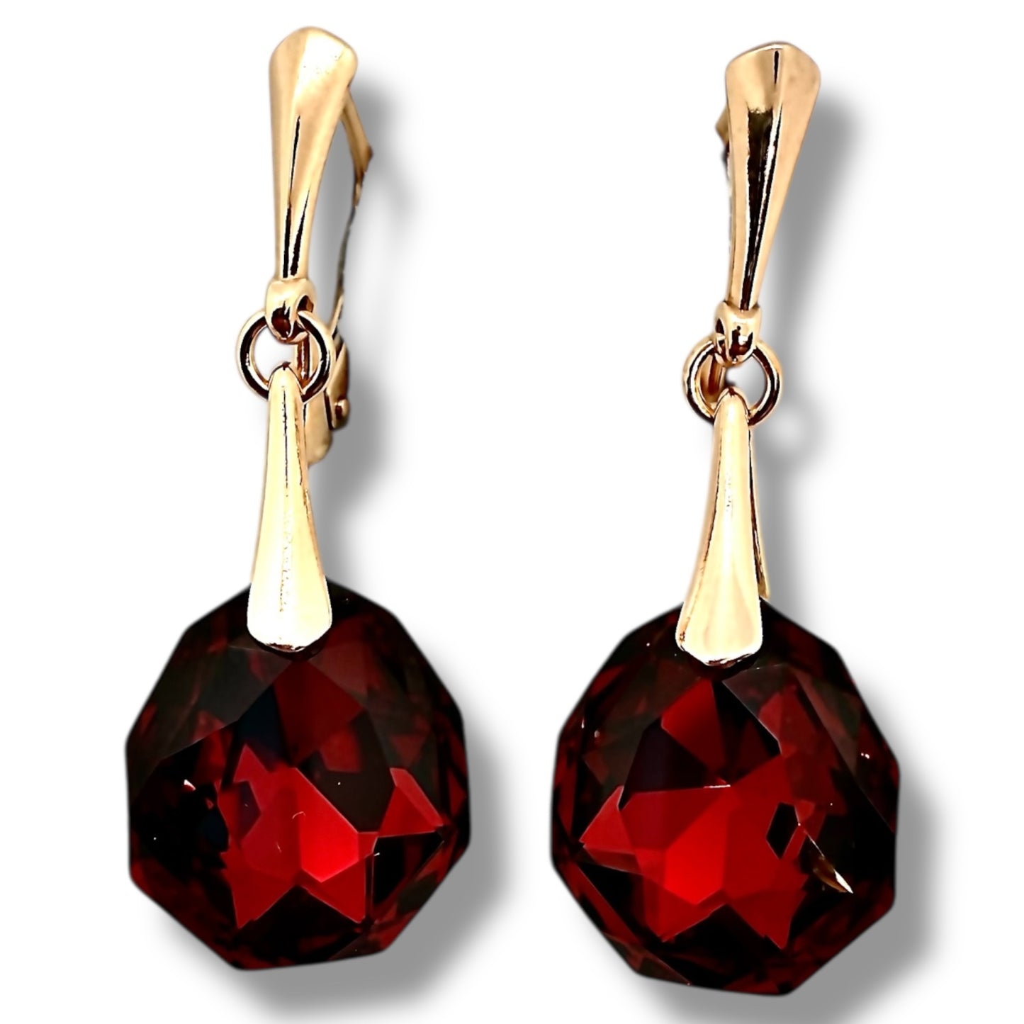 Sudraba Kristālu Auskari / Majestic