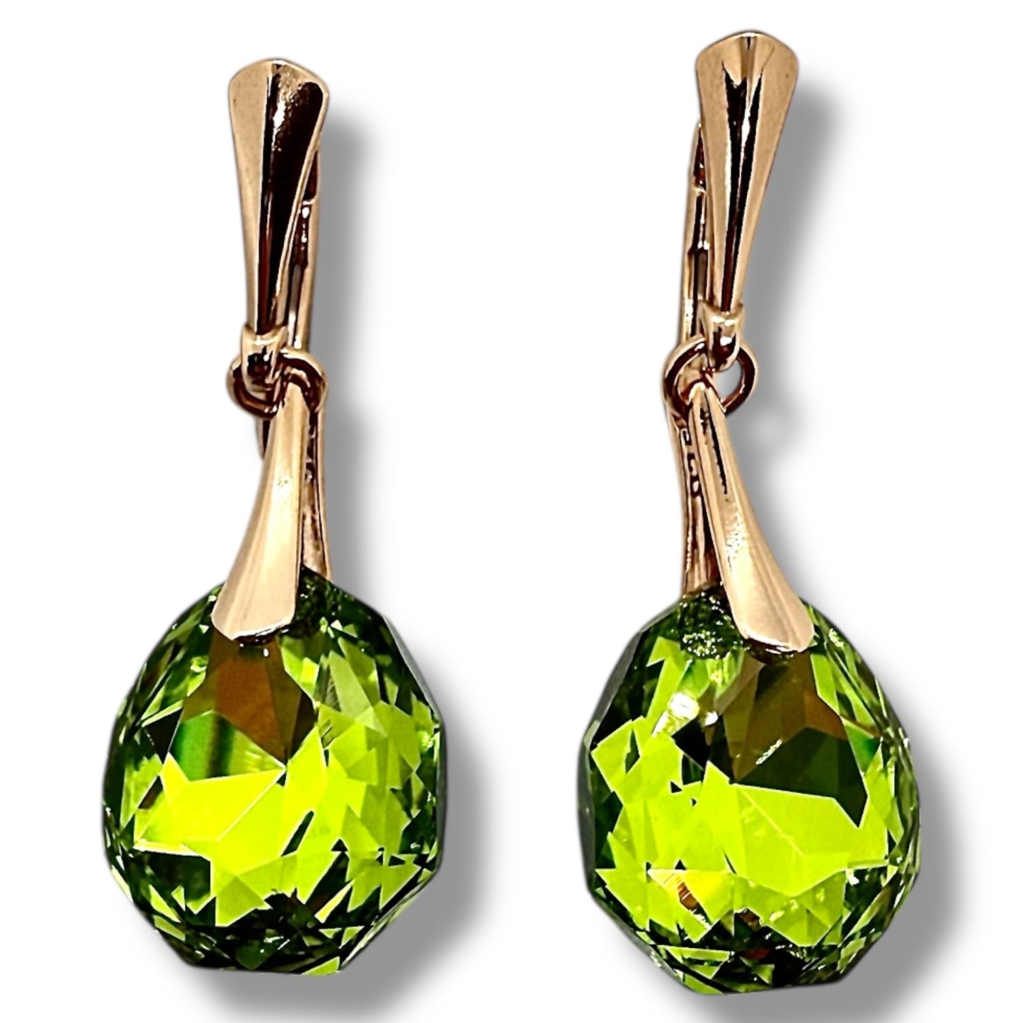 Sudraba Kristālu Auskari / Majestic