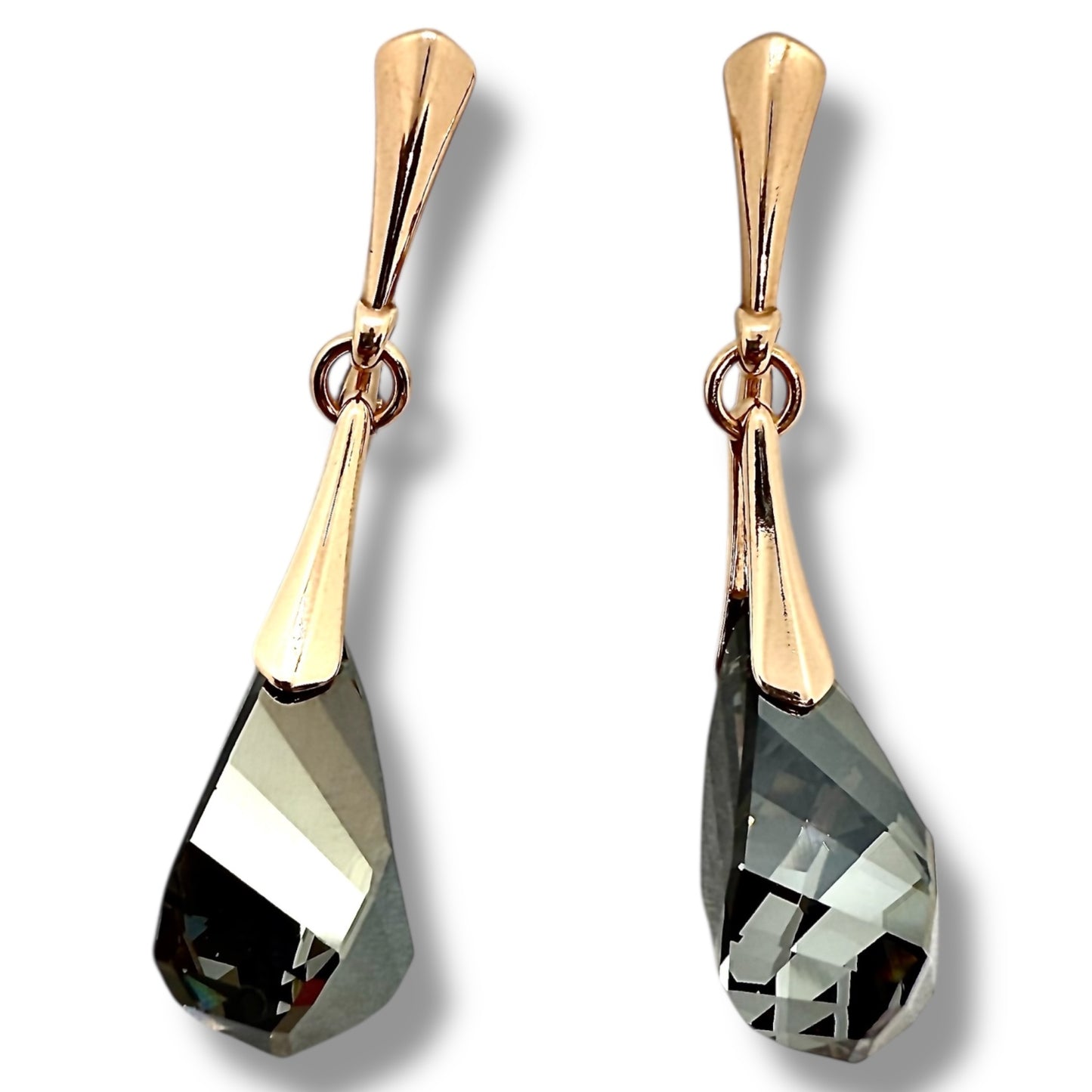 Sudraba Kristālu auskari / Berchi