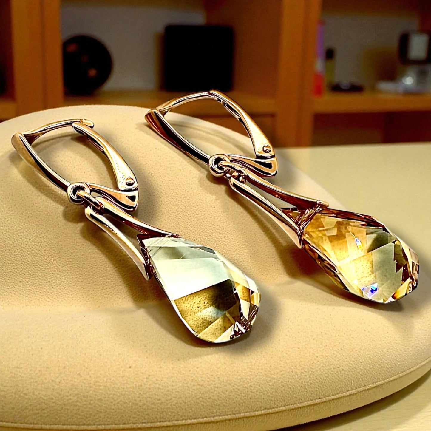 Sudraba Kristālu auskari / Berchi