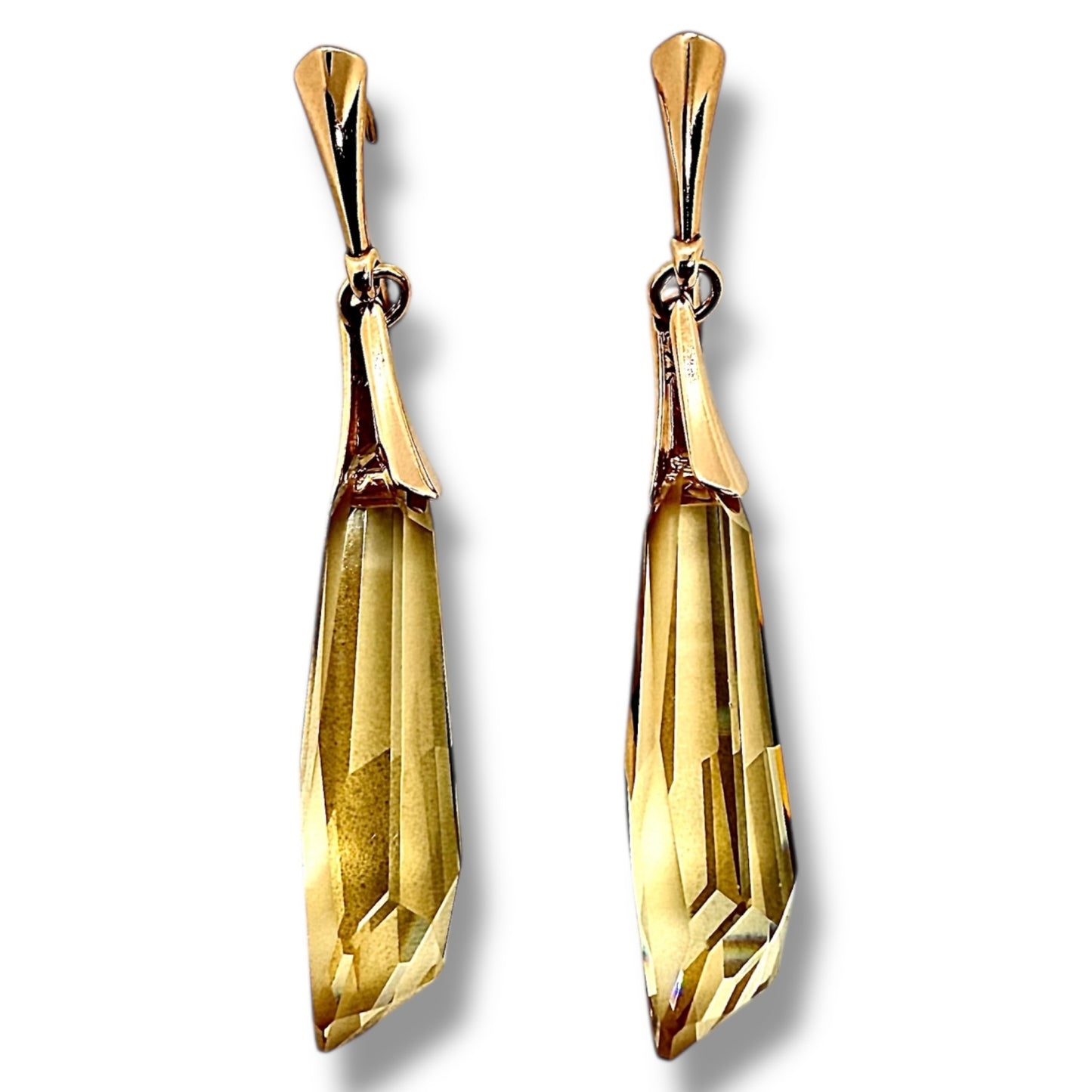 Sudraba Kristālu Auskari / Tear Drop