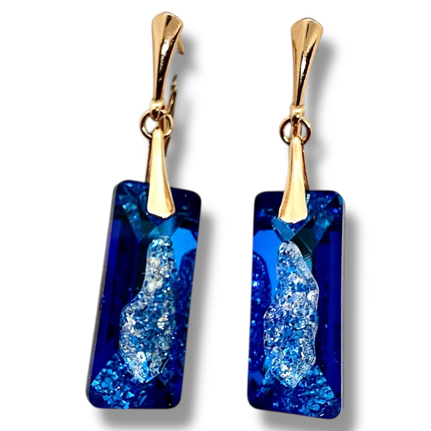 Sudraba Kristālu Auskari / Paradise Shine