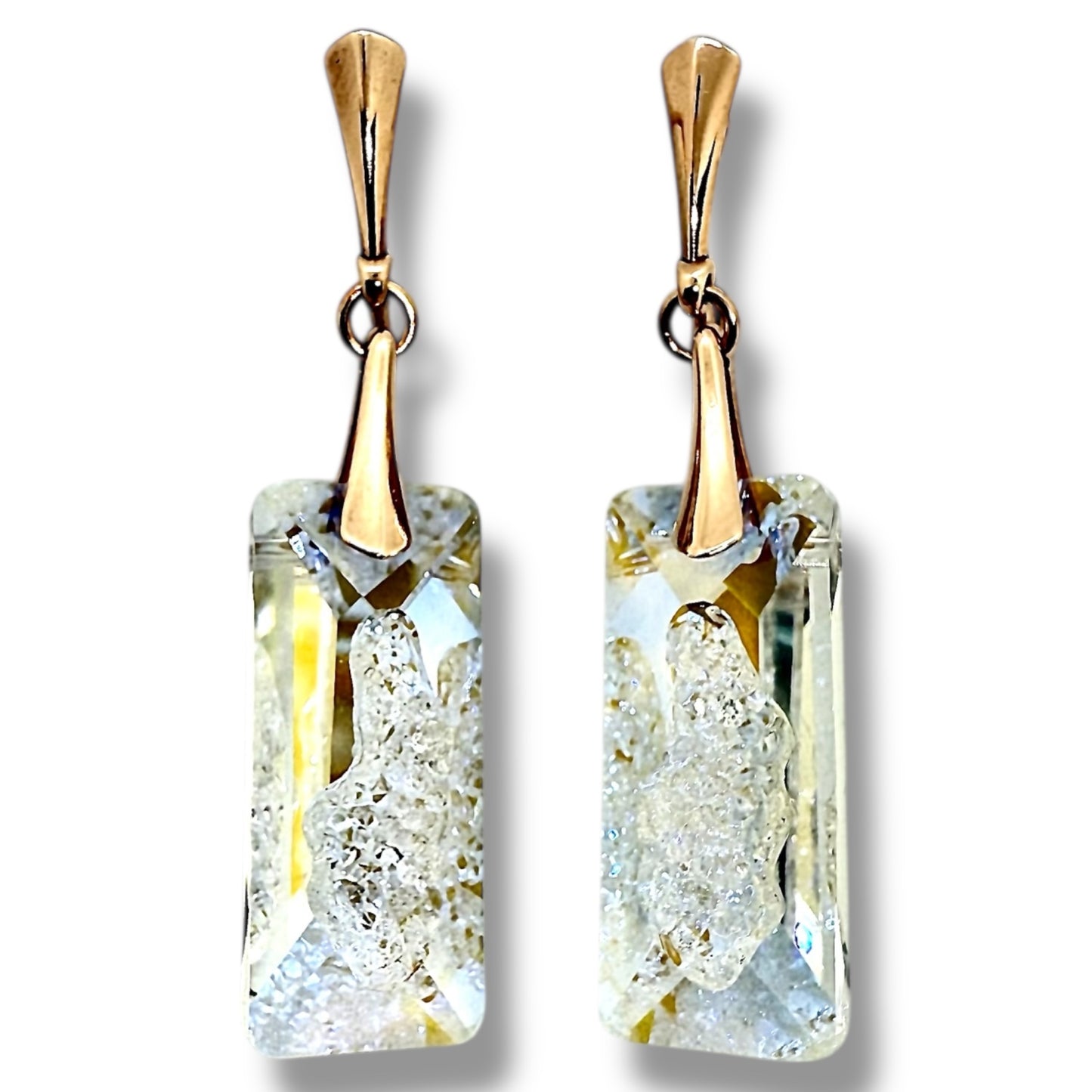 Sudraba Kristālu Auskari / Paradise Shine