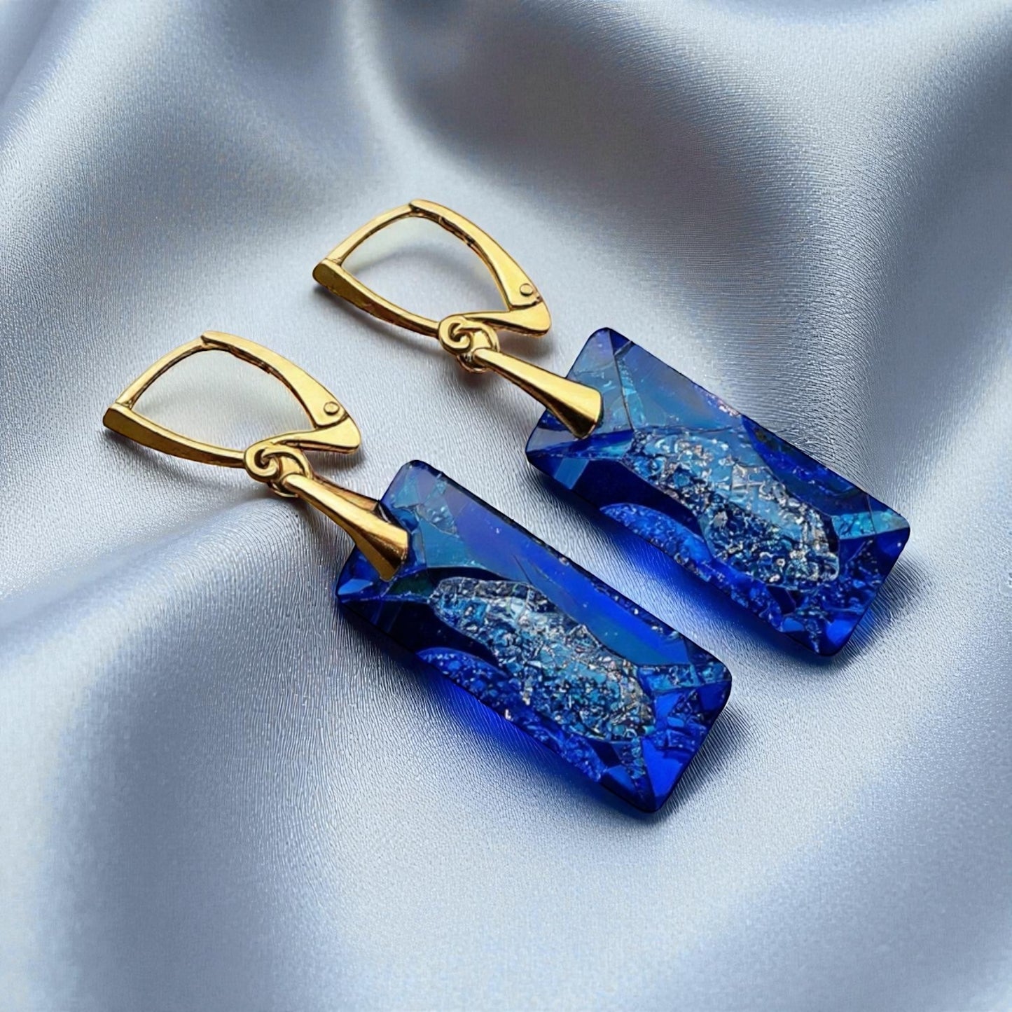 Sudraba Kristālu Auskari / Paradise Shine