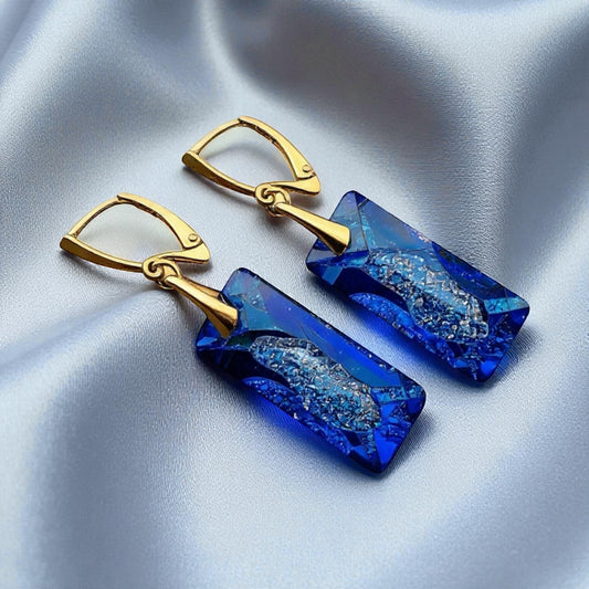 Sudraba Kristālu Auskari / Paradise Shine